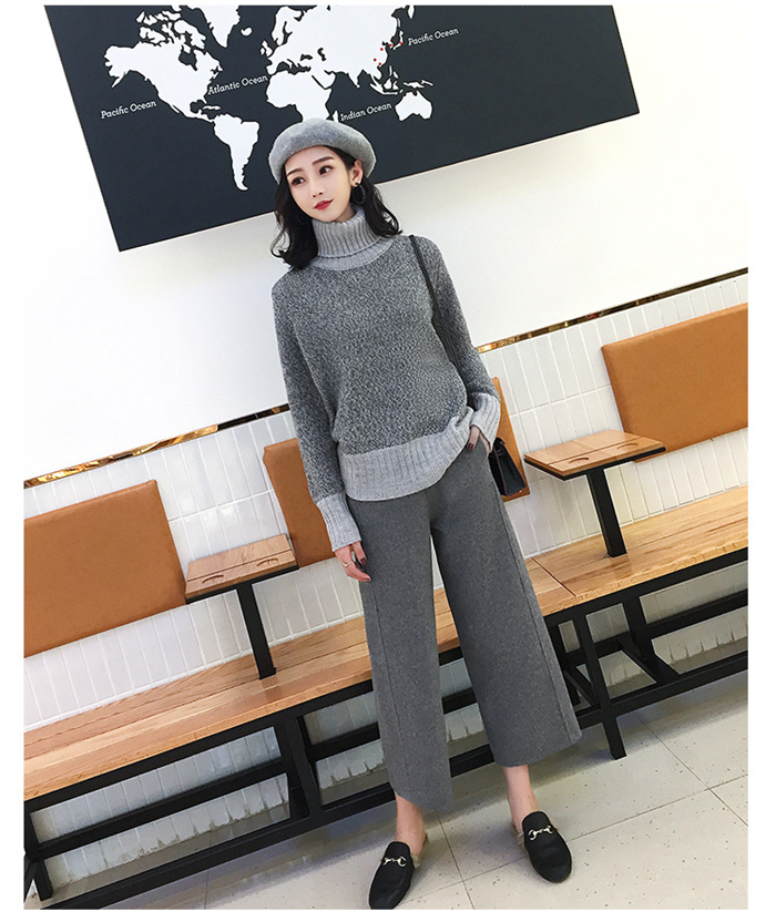 <br>ガウチョパンツ　ワイドパンツ　スカンツ　おしゃれ　秋冬　ロングパンツ　無地　レディース　ボトムス　体型カバー　ハイウエスト　着痩せ　ロング丈　パンツ　ゆったり　美脚　可愛い　上品 L 2L 3L 4L