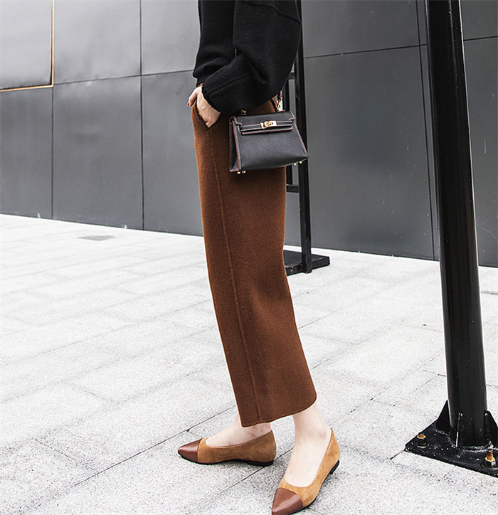 <br>ガウチョパンツ　ワイドパンツ　スカンツ　おしゃれ　秋冬　ロングパンツ　無地　レディース　ボトムス　体型カバー　ハイウエスト　着痩せ　ロング丈　パンツ　ゆったり　美脚　可愛い　上品 L 2L 3L 4L