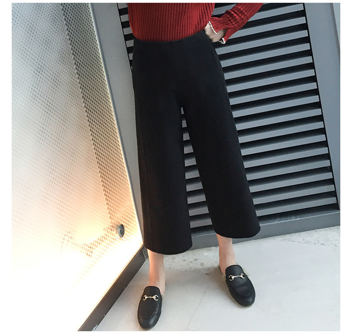 <br>ガウチョパンツ　ワイドパンツ　スカンツ　おしゃれ　秋冬　ロングパンツ　無地　レディース　ボトムス　体型カバー　ハイウエスト　着痩せ　ロング丈　パンツ　ゆったり　美脚　可愛い　上品 L 2L 3L 4L