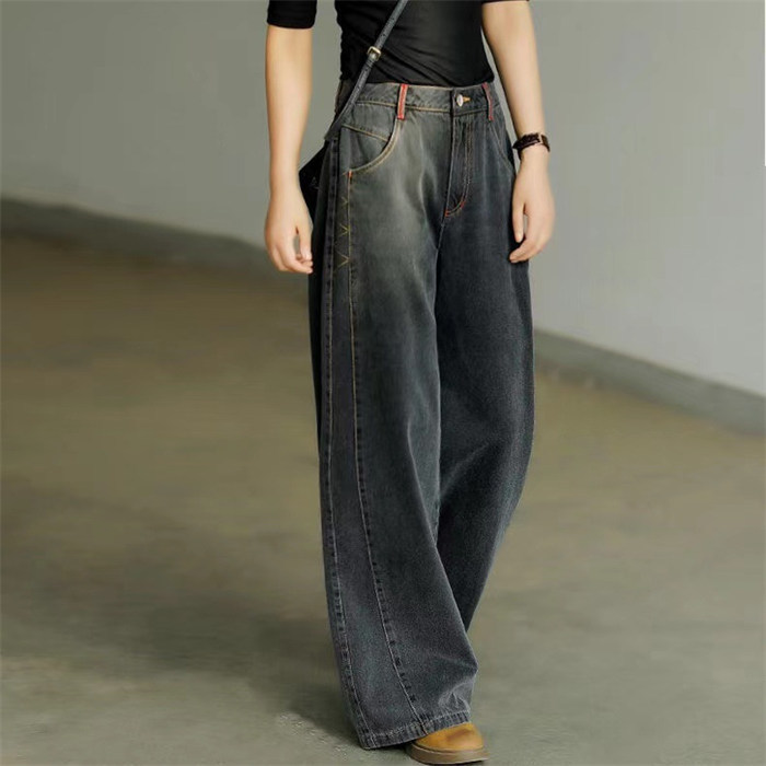 ワイドパンツ ストレート デニムパンツ レディース 秋 冬 裏起毛 あったか ジーンズ 体形カバー ゆったり 着回し 美脚 デニムワイドパンツ 大きいサイズ ワイドデニムパンツ ワイドジーンズ ボトムス カジュアル