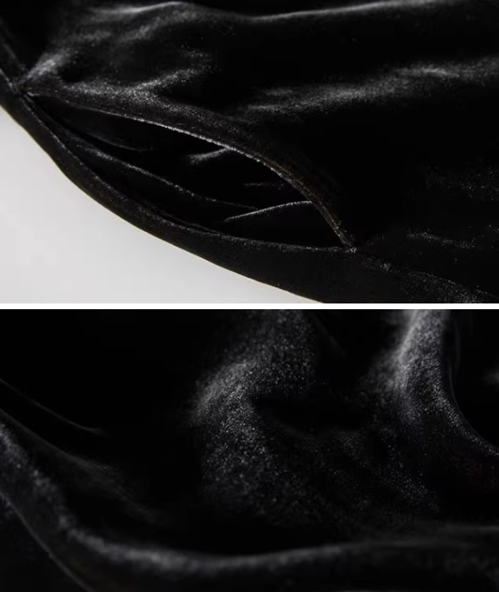 ベルベット ワンピース ベロア レディース ミモレ丈 膝丈 ベロアワンピース 長袖 ドレス 大きいサイズ 体型カバー あったか 暖かい 刺繍 ゆったり おしゃれ 高級感