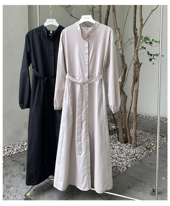 <br>シャツワンピース 長袖 レディース 大きいサイズ ロング マキシワンピース ロングシャツワンピ ぽわん袖 バルーンスリープ プリーツワンピ プリーツ きれいめ マキシ丈 無地 ワンピース ビッグシルエット カジュアル 送料無料