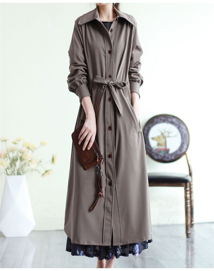 <br>トレンチコート レディース 大きいサイズ ロング丈 aライン ダブルボタン 無地 おしゃれ 春秋 アウター スプリングコート 就活 ビジネス 定番 通勤 コート 春 夏 ロングコート 羽織り ロング トレンチ きれいめ 入園式 卒業式 送料無料 オールシーズン対応 春夏秋冬