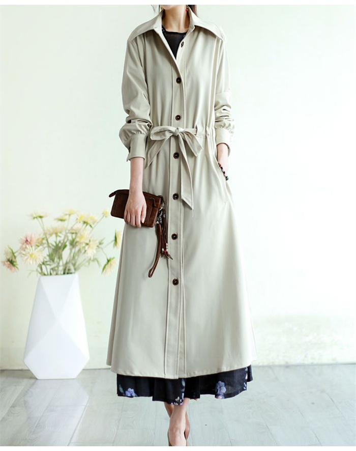 <br>トレンチコート レディース 大きいサイズ ロング丈 aライン ダブルボタン 無地 おしゃれ 春秋 アウター スプリングコート 就活 ビジネス 定番 通勤 コート 春 夏 ロングコート 羽織り ロング トレンチ きれいめ 入園式 卒業式 送料無料 オールシーズン対応 春夏秋冬