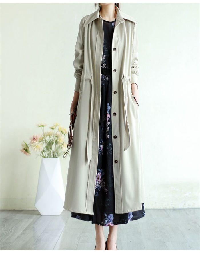 <br>トレンチコート レディース 大きいサイズ ロング丈 aライン ダブルボタン 無地 おしゃれ 春秋 アウター スプリングコート 就活 ビジネス 定番 通勤 コート 春 夏 ロングコート 羽織り ロング トレンチ きれいめ 入園式 卒業式 送料無料 オールシーズン対応 春夏秋冬
