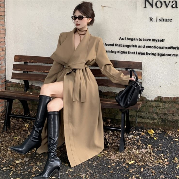 <br>トレンチコート レディース 大きいサイズ ロング丈 aライン ダブルボタン 無地 おしゃれ 春秋 アウター スプリングコート 就活 ビジネス 定番 通勤 コート 春 夏 ロングコート 羽織り ロング トレンチ きれいめ 入園式 卒業式 送料無料 オールシーズン対応 春夏秋冬