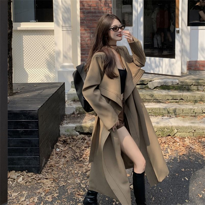 <br>トレンチコート レディース 大きいサイズ ロング丈 aライン ダブルボタン 無地 おしゃれ 春秋 アウター スプリングコート 就活 ビジネス 定番 通勤 コート 春 夏 ロングコート 羽織り ロング トレンチ きれいめ 入園式 卒業式 送料無料 オールシーズン対応 春夏秋冬