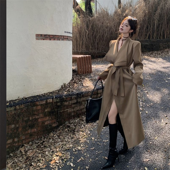 <br>トレンチコート レディース 大きいサイズ ロング丈 aライン ダブルボタン 無地 おしゃれ 春秋 アウター スプリングコート 就活 ビジネス 定番 通勤 コート 春 夏 ロングコート 羽織り ロング トレンチ きれいめ 入園式 卒業式 送料無料 オールシーズン対応 春夏秋冬