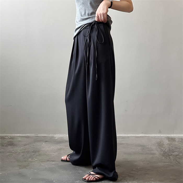 タックワイドパンツ フレアパンツ ワイドパンツ レディース バギーパンツ イージーパンツ ロングパンツ 春 秋 夏 スラックス ロング丈 ストレート ハイウエスト 上品 きれいめ 美脚 おしゃれ ゆったり カジュアル 着痩せ 通勤