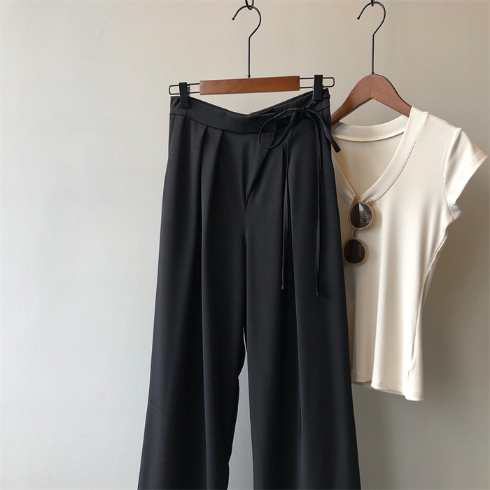 タックワイドパンツ フレアパンツ ワイドパンツ レディース バギーパンツ イージーパンツ ロングパンツ 春 秋 夏 スラックス ロング丈 ストレート ハイウエスト 上品 きれいめ 美脚 おしゃれ ゆったり カジュアル 着痩せ 通勤