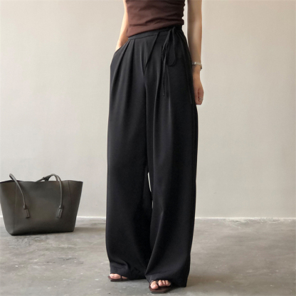 タックワイドパンツ フレアパンツ ワイドパンツ レディース バギーパンツ イージーパンツ ロングパンツ 春 秋 夏 スラックス ロング丈 ストレート ハイウエスト 上品 きれいめ 美脚 おしゃれ ゆったり カジュアル 着痩せ 通勤