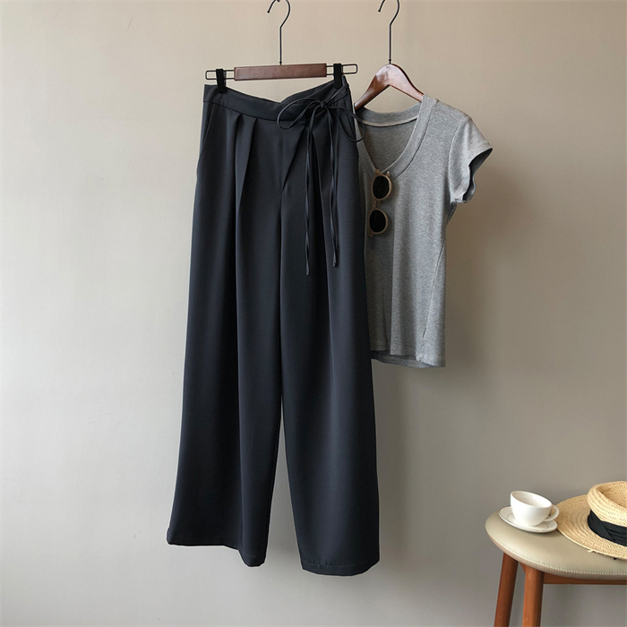 タックワイドパンツ フレアパンツ ワイドパンツ レディース バギーパンツ イージーパンツ ロングパンツ 春 秋 夏 スラックス ロング丈 ストレート ハイウエスト 上品 きれいめ 美脚 おしゃれ ゆったり カジュアル 着痩せ 通勤