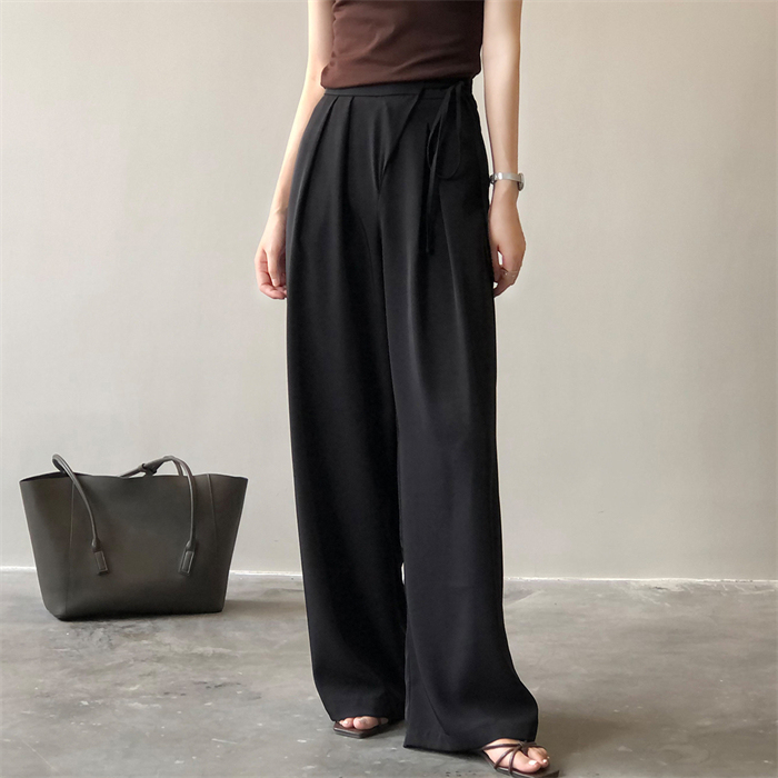タックワイドパンツ フレアパンツ ワイドパンツ レディース バギーパンツ イージーパンツ ロングパンツ 春 秋 夏 スラックス ロング丈 ストレート ハイウエスト 上品 きれいめ 美脚 おしゃれ ゆったり カジュアル 着痩せ 通勤