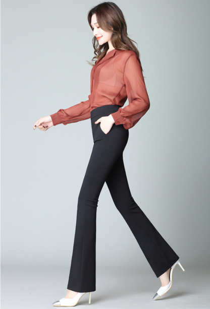 ブーツカットパンツ スキニーパンツ フレアパンツ ボトムス フレア 春夏 ストレッチパンツ ロングパンツ ストレートパンツ 美脚ライン レディース 秋冬 体型カバー 着痩せ フォーマル ズボン 大きいサイズ カジュアル 無地 通勤 大人