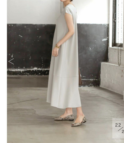 ワンピース 春 夏 レディース ノースリーブ ワンピース ロング丈 ロングワンピース Iライン きれいめ ドレス ワンピース お洒落 体型カバー 着痩せ 華奢見え スッキリ カジュアル オフィス 通勤 OL ノースリーブワンピース