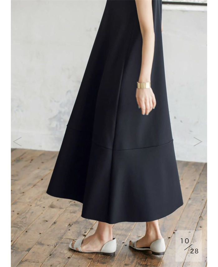 ワンピース 春 夏 レディース ノースリーブ ワンピース ロング丈 ロングワンピース Iライン きれいめ ドレス ワンピース お洒落 体型カバー 着痩せ 華奢見え スッキリ カジュアル オフィス 通勤 OL ノースリーブワンピース