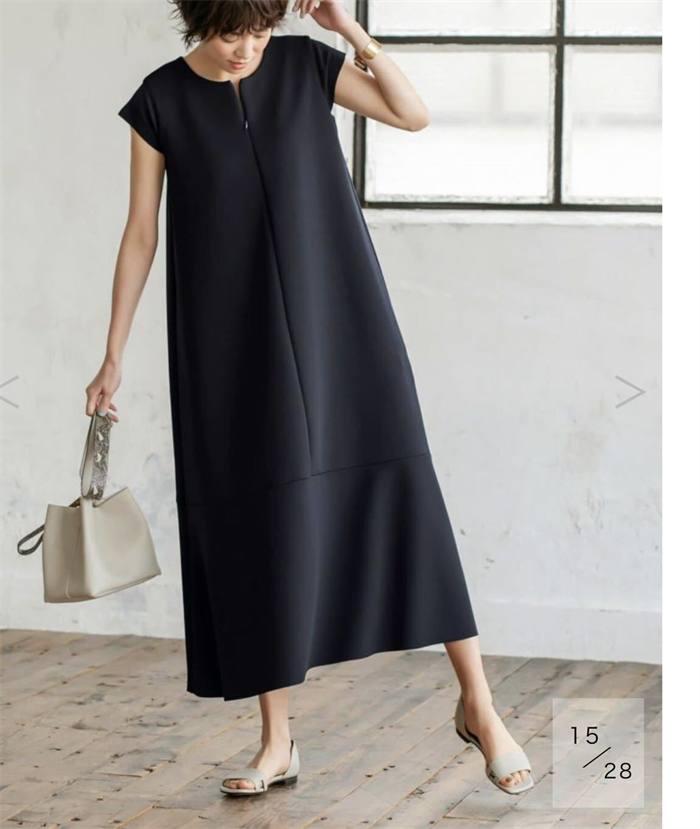 ワンピース 春 夏 レディース ノースリーブ ワンピース ロング丈 ロングワンピース Iライン きれいめ ドレス ワンピース お洒落 体型カバー 着痩せ 華奢見え スッキリ カジュアル オフィス 通勤 OL ノースリーブワンピース