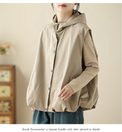 ジレ レディース 春夏 50代 ジレ ベスト ポケットある ロングジレ リネン ノースリーブ 麻風 トレンチベスト 無地 ジレンチ トップス ロングベスト 春 夏 秋 大きいサイズ ゆったり 大人 OL 通勤 30代 40代 ポケット ウェスト糸 羽織り おしゃれ カジュアル 送料無料