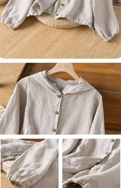 パーカー レディース uvカット 春 夏 カーディガン ショート丈 薄手 冷感 UV 麻風 涼しい アウター ライトアウター 長袖パーカー フード付き 帽子 ジャケット 羽織り 紫外線対策 トップス 長袖 無地 冷房対応 UV対策 日焼け止め 通勤 通学 送料無料