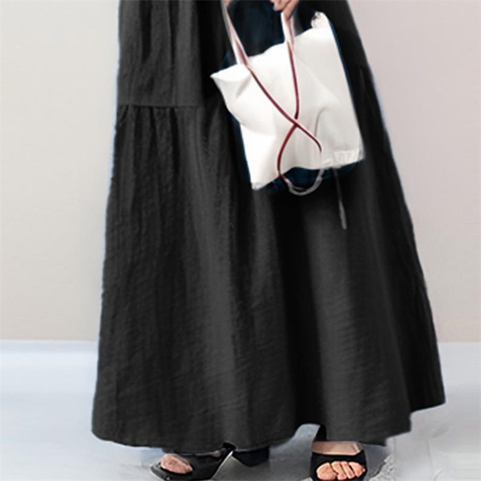 シャツワンピース 長袖 レディース 大きいサイズ ロング マキシワンピース ロングシャツワンピ きれいめ マキシ丈 無地 ワンピース ビッグシルエット カジュアル 透けない ロングシャツ 春 ぽわん袖シャツワンピース おしゃれ ゆったり 無地 送料無料