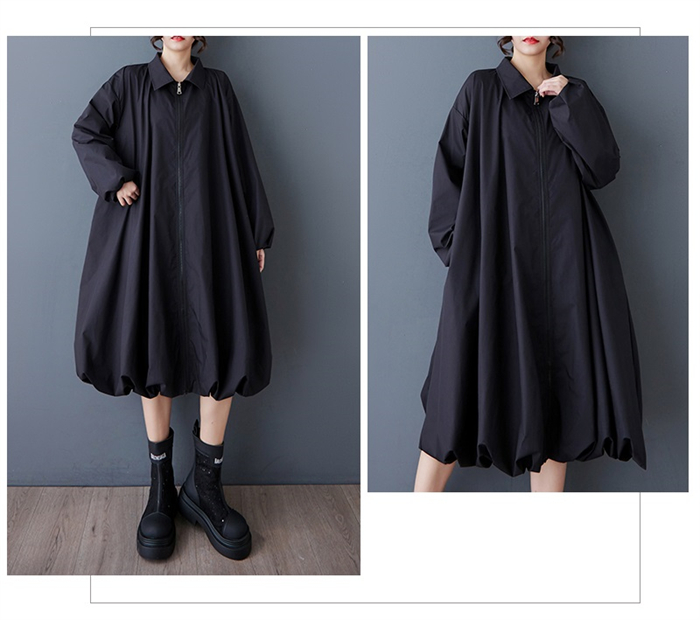 シャツワンピース 半袖 夏 レディース きれいめ バルーン 大きいサイズ カジュアル ロングワンピース ロング ワンピース マキシ丈 Uネック ウェストゴム バルーンスカート ひんやり シンプル 送料無料 フレンチスリーブ 体型カバー ゆったり