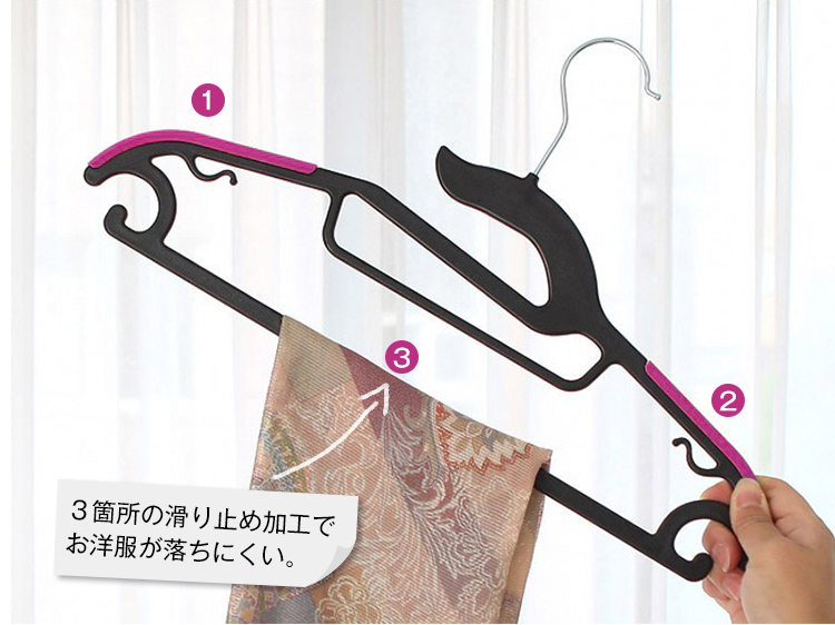 ハンガー すべらない 収納 跡がつかない 肩 プラスチック おしゃれ スカート ズボン バスタオル 洗濯 20本組 洗濯ハンガー 衣類 360度回転式 滑り止め 変形にくい 収納 hanger スーツ スリム 多機能 乾湿両用 AUV