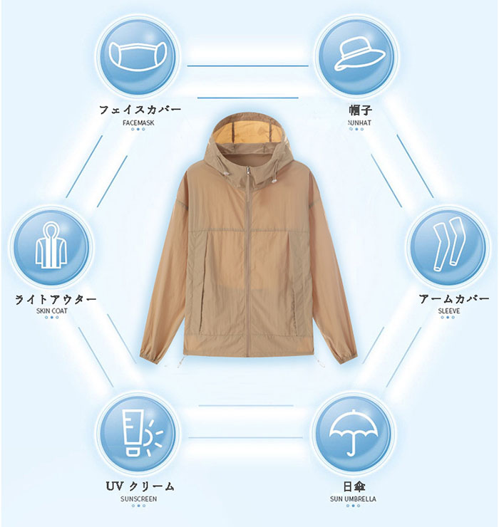 マウンテンパーカー uv パーカー レディース フード付き 防水 軽量 通気 防風 ジャケット ブルゾン ウインドブレーカー ゴルフウェア アウトドア 長袖 春 uvカット 春物 秋物 軽量 無地 紫外線対策 日焼け防止 ラッシュパーカー 夏用