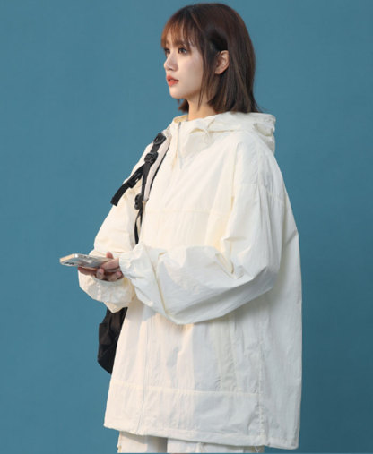 マウンテンパーカー uv パーカー レディース フード付き 防水 軽量 通気 防風 ジャケット ブルゾン ウインドブレーカー ゴルフウェア アウトドア 長袖 春 uvカット 春物 秋物 軽量 無地 紫外線対策 日焼け防止 ラッシュパーカー 夏用