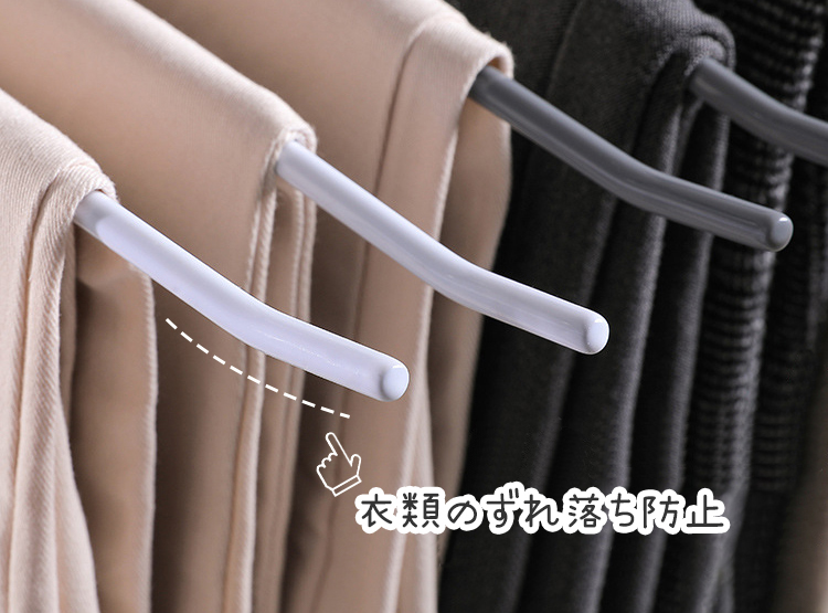 ハンガー ズボン スカート 10本 20本 30本 50本 セット すべらない ズボンハンガー スカートハンガー  クリップハンガー パンツ 連結 プラスチック ボトム用 ズボン用 スラックスハンガー ボトムハンガー タオル 収納 洗濯 引っ越し