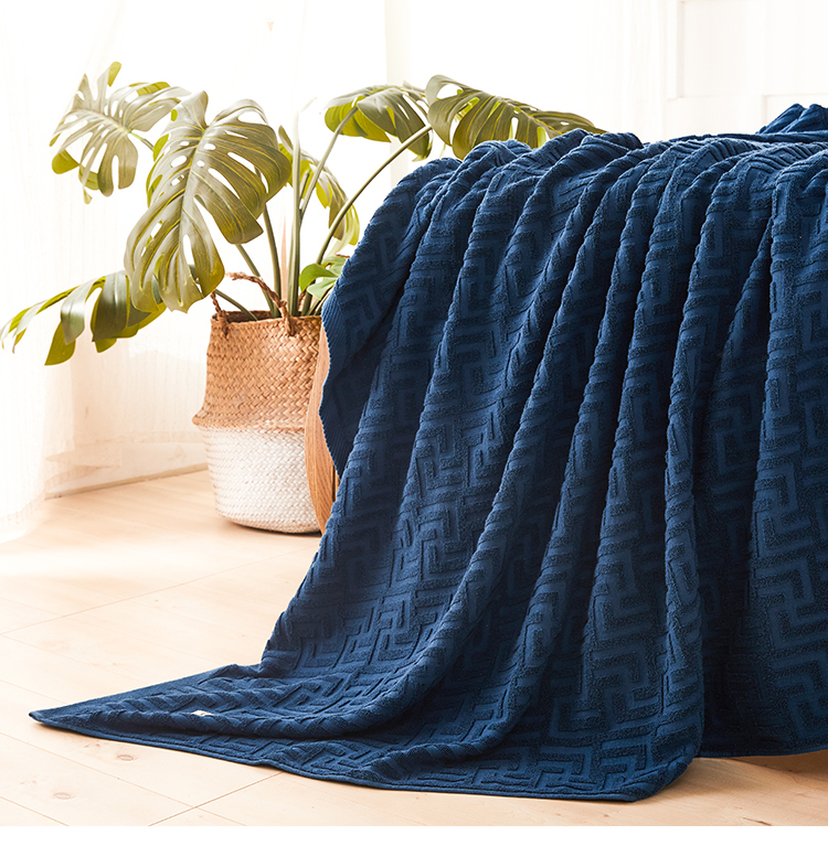 タオルケット シングル ブランケット キルトケット 綿100% 高品質 夏用 厚手 タオル 冷感 コットン クールケット パイルケット エアコンケット エアーケット 綿毛布 おしゃれ マイヤー毛布 肌掛け布団 140*190cm 冷房対策 大判 通気