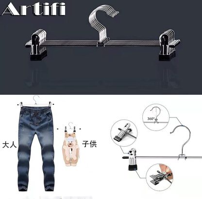 ハンガー ステンレス ステンレスハンガー 40本 ズボンハンガー 10本 ズボン スカート 跡がつかない 肩 滑らない 頑丈 錆びにくい 曲がらない スリムタイプ 省スペース 収納便利 乾湿両用 かさばらない