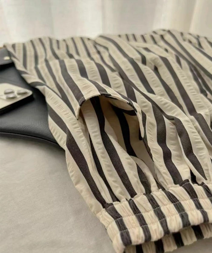 ロングスカート レディース ストラップ 大きいサイズ 縞柄 Aライン フレアスカート 凹凸感 バルーンスカート ボトムス 春 夏 春物 ロングスカート ミモレ丈 シンプル きれいめ ロング カジュアル 春夏 大人可愛い ハイウエスト ゴムウエスト 送料無料