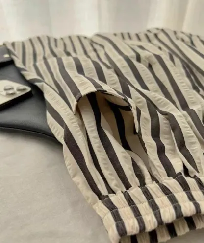 ロングスカート レディース ストラップ 大きいサイズ 縞柄 Aライン フレアスカート 凹凸感 バルーンスカート ボトムス 春 夏 春物 ロングスカート ミモレ丈 シンプル きれいめ ロング カジュアル 春夏 大人可愛い ハイウエスト ゴムウエスト 送料無料