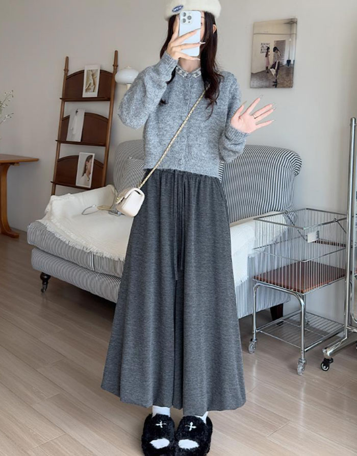 バルーンパンツ カーゴパンツ レディース 無地 ワイドパンツ ロングパンツ 大きいサイズ ワイド バルーンロングパンツ 春秋 秋冬 シンプル きれいめ カジュアル 肌触りよい