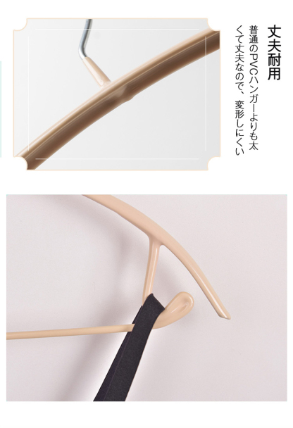 ハンガー すべらない 20本 30本 50本 おしゃれ ハンガー 跡がつかない PVC ジャケット 30本 ハンガー 収納ハンガー スリムタイプ 人体ハンガー 洗濯 滑り止め 滑り落ちない 型崩れ防止 スリムハンガー