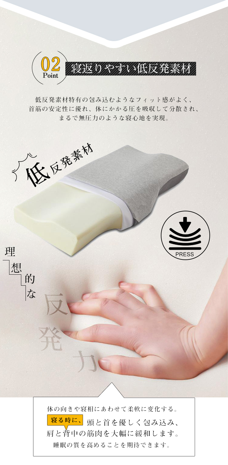 枕 低反発 まくら 低反発枕 低反発まくら 肩こり 首こり ストレートネック  いびき防止 低反発 マクラ  ふわふわ 柔らかい 高さ調整 横向き 寝返り 洗える ホテル 枕カバー付き 頚椎安定 2way  ホテル仕様 快眠枕 33×61cm