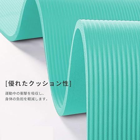 ヨガマット トレーニングマット LEEPWEI エクササイズマット おりたたみ ヨガ ピラティス マット 厚さ10mm/15mm 軽量 185*80/183*61cm 耐久性 肌に優しい 高密度 ニトリルゴム 滑り止め 防音マット 筋トレ ストラップ 収納マットバッグ