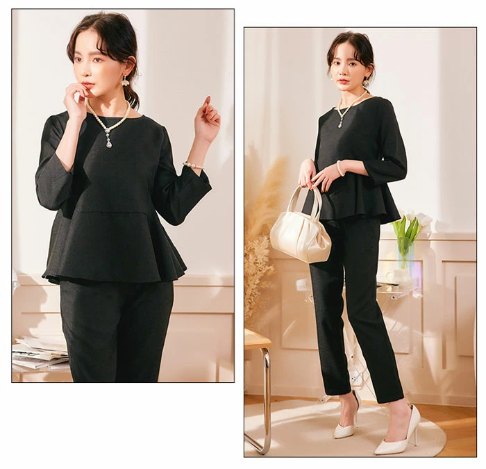 スーツ パンツスーツ レディース スリムパンツ 大きい 入学式 入園式 卒業式 卒園式 七五三 40代 50代 30代 コーデ フォーマル 結婚式 仕事 セットアップ 春 夏 秋 冬 長袖 高級感 上品 大人可愛い