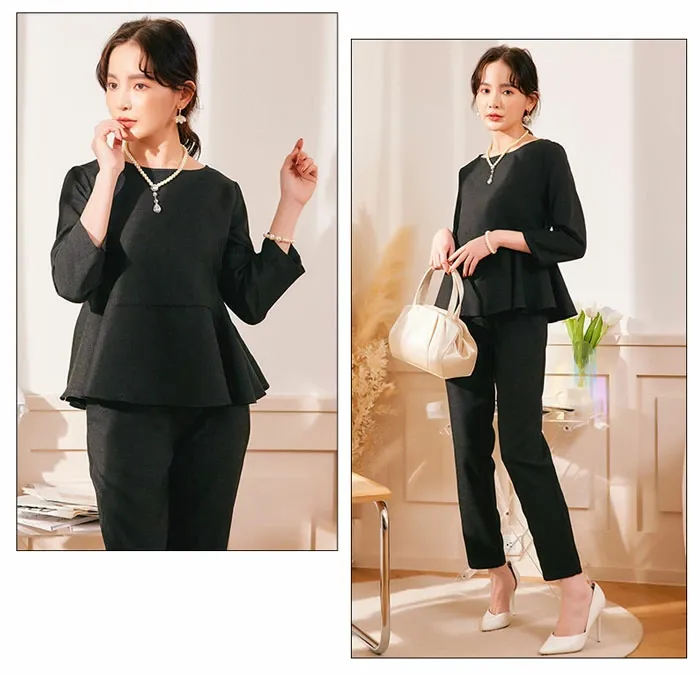 スーツ パンツスーツ レディース スリムパンツ 大きい 入学式 入園式 卒業式 卒園式 七五三 40代 50代 30代 コーデ フォーマル 結婚式 仕事 セットアップ 春 夏 秋 冬 長袖 高級感 上品 大人可愛い