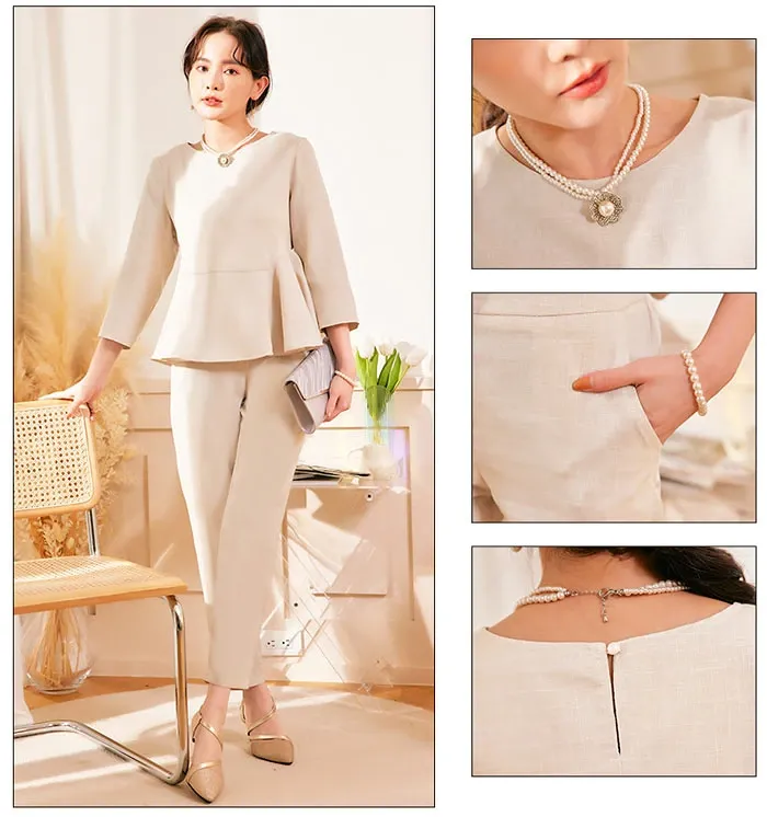 スーツ パンツスーツ レディース スリムパンツ 大きい 入学式 入園式 卒業式 卒園式 七五三 40代 50代 30代 コーデ フォーマル 結婚式 仕事 セットアップ 春 夏 秋 冬 長袖 高級感 上品 大人可愛い