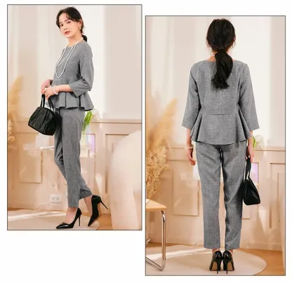 スーツ パンツスーツ レディース スリムパンツ 大きい 入学式 入園式 卒業式 卒園式 七五三 40代 50代 30代 コーデ フォーマル 結婚式 仕事 セットアップ 春 夏 秋 冬 長袖 高級感 上品 大人可愛い