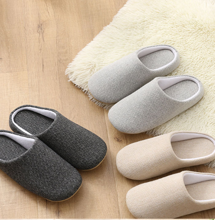 スリッパ 綿麻 北欧 ルームシューズ ルームスリッパ 室内ばき 暖かい あったか 部屋 おしゃれ もこもこ 秋冬用 来客用 男性 女性 男女兼用 メンズ オフィス あったか レディース 可愛い 室内履き 滑り止め