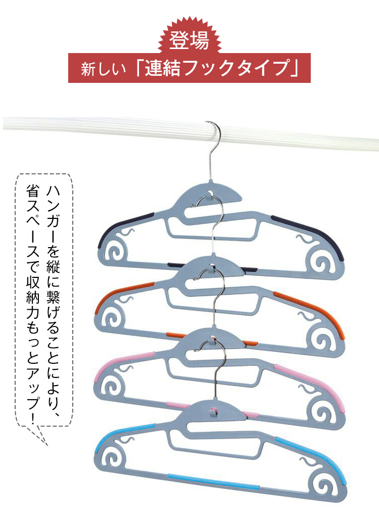 ハンガー すべらない 収納 跡がつかない 肩 プラスチック おしゃれ スカート ズボン バスタオル 洗濯 20本組 洗濯ハンガー 衣類 360度回転式 滑り止め 変形にくい 収納 hanger スーツ スリム 多機能 乾湿両用 AUV