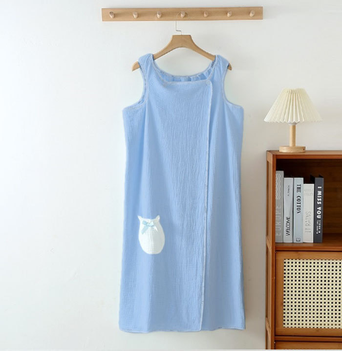 ラップタオル 大人用 ダブルガーゼ 綿100% キャミソール ボタン付き ガーゼ 巻きタオル タオル 着るタオル プールタオル ガーゼタオル タオルドレス 湯上りワンピース ジム エステ レディース 吸水速乾 無地 温泉 プール