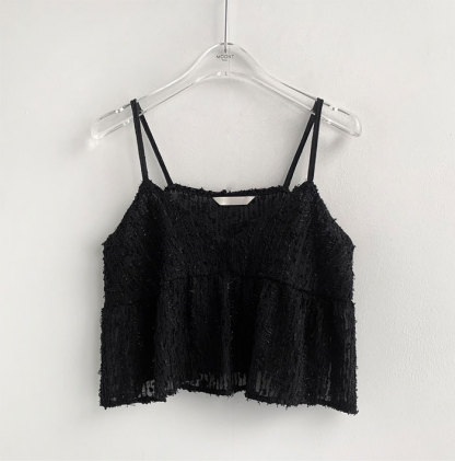 キャミビスチェ レディース フリル ペプラム ビスチェ キャミ キャミソール タンクトップ ベスト レース レースベスト レイヤード風 おしゃれ 重ね着 トップス 大人 可愛い 春 秋 夏