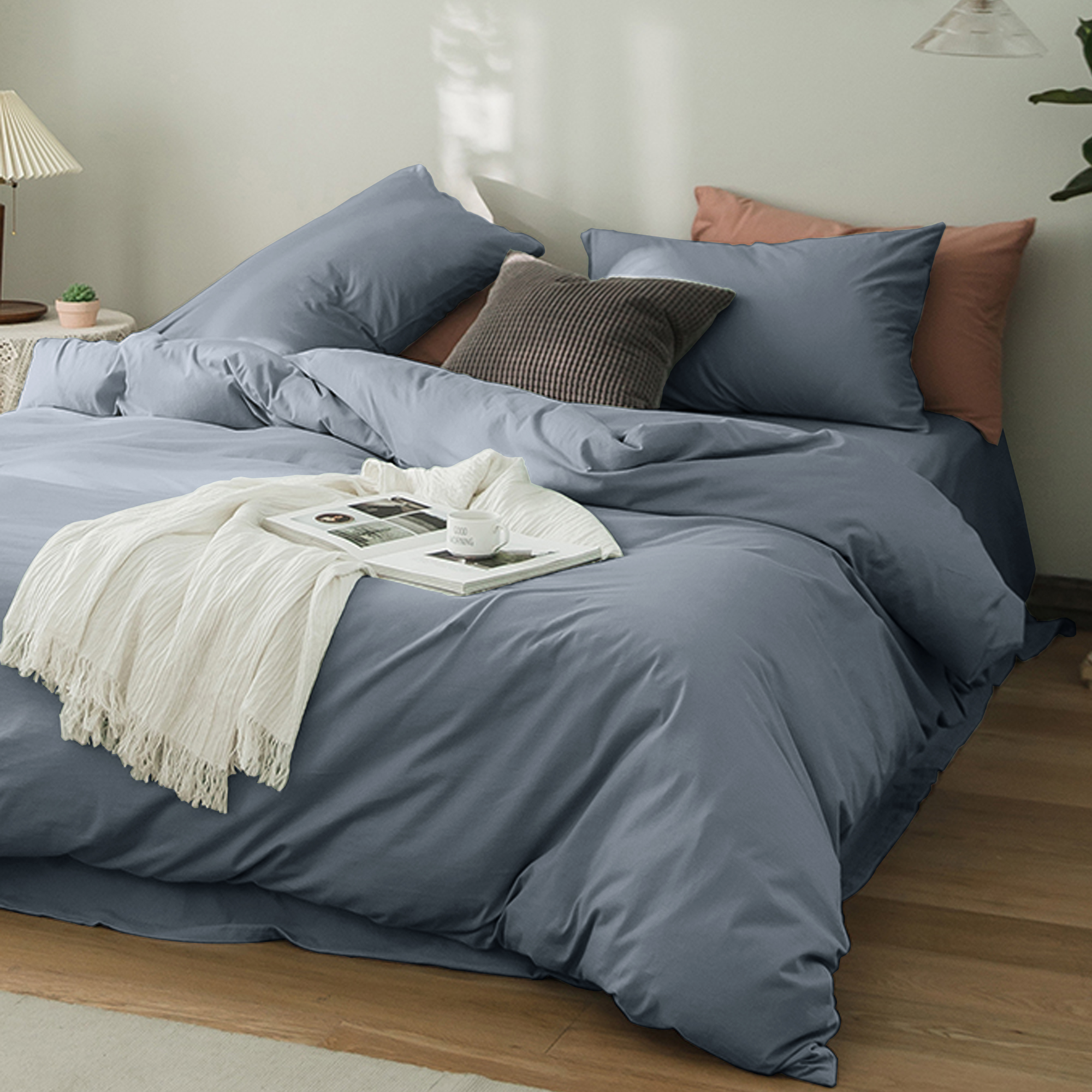 「肌にやさしい・丈夫な高密度生地」枕カバー 35×50cm／43×63cm／50×70cm 二枚入り ピーチスキン加工 封筒式 まくらカバー ピローケース 着脱簡単 抗菌防臭 吸湿速乾