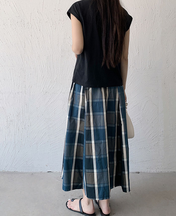 スカート ロングスカート レディース チェック柄 大きいサイズ フレアスカート フレア ボトムス 春 秋 春物 ロングスカート ミモレ丈 シンプル きれいめ 大人 可愛い ブラック カジュアル 大人可愛い 送料無料