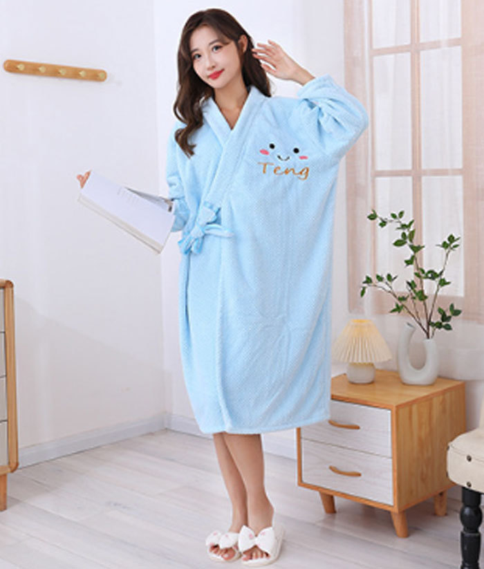 バスローブ ガウン マイクロファイバー ルームウェア 高級 膝丈 ひざ丈 時短 保温 bathrobe ふわふわ 通気 薄手 マタニティ 子育て レディース ふわふわ 女性 部屋着 お風呂上り ホームウェア