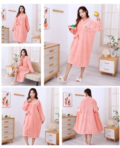 バスローブ ガウン マイクロファイバー ルームウェア 高級 膝丈 ひざ丈 時短 保温 bathrobe ふわふわ 通気 薄手 マタニティ 子育て レディース ふわふわ 女性 部屋着 お風呂上り ホームウェア