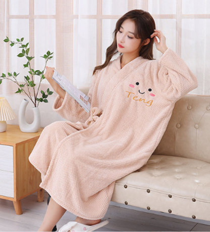 バスローブ ガウン マイクロファイバー ルームウェア 高級 膝丈 ひざ丈 時短 保温 bathrobe ふわふわ 通気 薄手 マタニティ 子育て レディース ふわふわ 女性 部屋着 お風呂上り ホームウェア